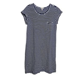 Joie Women's Striped Courtina T-shirt Dress Blue White Size XS